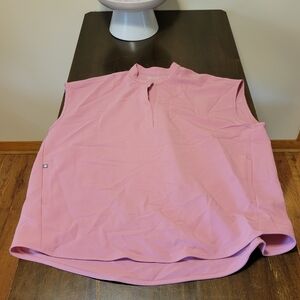 Figs Chalk Pink Rafaela Scrup Top XL